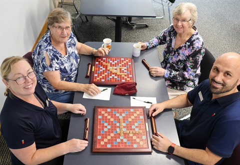 Seniors Festival 2024 - Karen Miller, Mavis Hardy, Betty Price and Mathew Fox.jpg